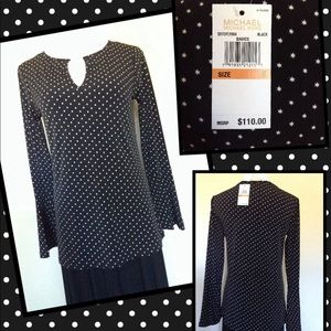 Michael Kors Black With Stars Top